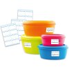 étiquettes blanches pour surgelés avec cristaux de glace 7 fls
