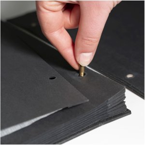 Feuilles complémentaires Exacompta noir 29x37 cm