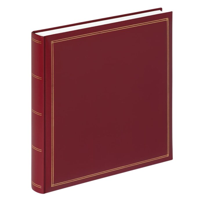 Walther Album photo MONZA 33x34 cm bordeaux 60 pages blanches