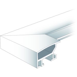 30x30 cadre aluminium noir Henzo LUZERN