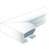 30x30 cadre aluminium noir Henzo LUZERN