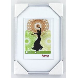 Madrid cadre plastique 15x20 cm argent