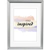 Madrid cadre plastique 15x20 cm argent