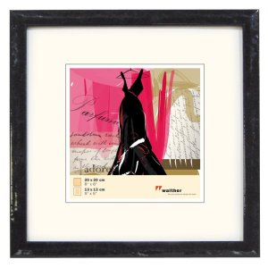 Cadre carré COUTURE 13x13 noir