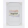 Madrid cadre plastique 30x45 cm argent