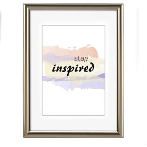 Madrid cadre plastique 40x50 cm acier