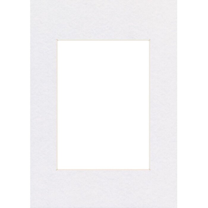 Passe-partout 13x18 cm - 9x13 cm blanc arctique
