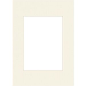 Passe-partout 24x30 cm - 15x20 cm blanc neige
