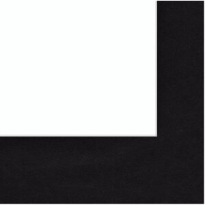 Passe-partout 30x40 cm - 20x28 cm noir profond