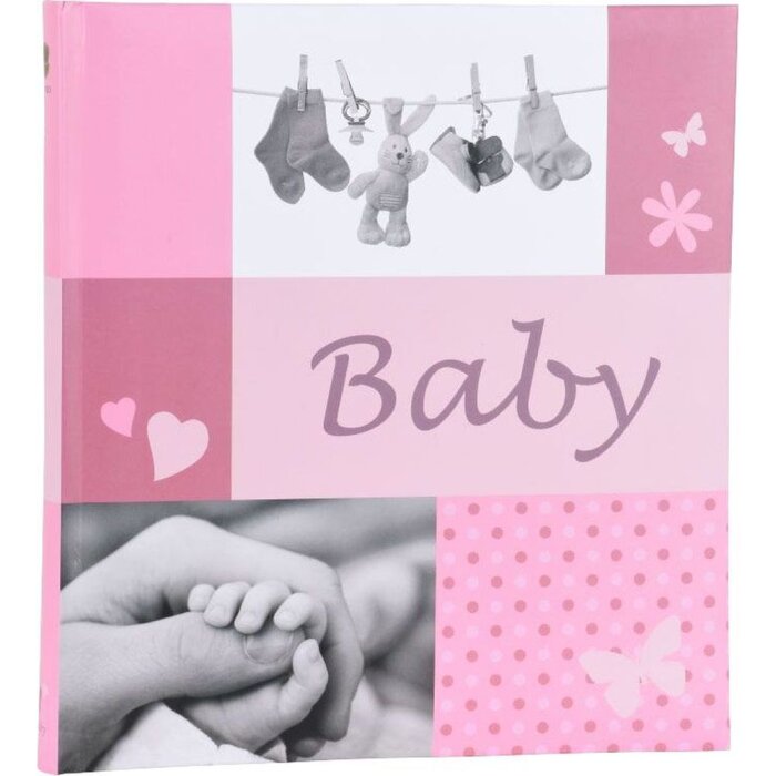Henzo Album bébé Jessy rose 28x30,5 cm 60 pages blanches