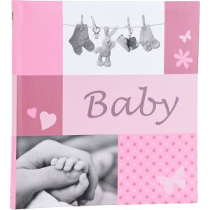 Henzo Album bébé Jessy rose 28x30,5 cm 60 pages blanches