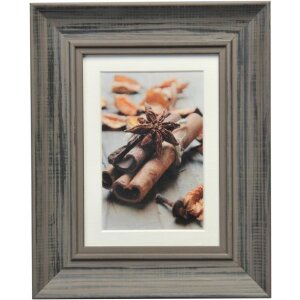 Anais cadre en bois 15x20 cm brun foncé