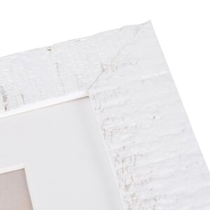 Cadre en bois Henzo Driftwood 30x40 cm blanc avec passe-partout 20x30 cm