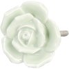 Roses bouton de meuble Ø 4,5 cm vert pastel