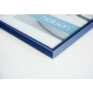 Cadre alu Nielsen Classic 29,7x42 cm bleu DIN A3 Cadre pour diplômes