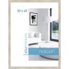 Cadre alu Cristal 30x40 cm florentin argenté