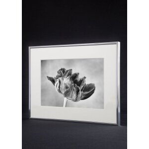 Accent cadre alu 15x20 cm argent mat