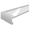 Accent cadre alu 15x20 cm argent mat