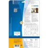Étiquettes HERMA transparentes transparentes A4 210x297 mm film transparent brillant 25 pcs.