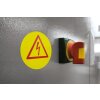 Étiquettes de signalisation HERMA résistantes A4 Ø 30 mm rond jaune fortement adhésives film mat résistant aux intempéries 1200 pcs.