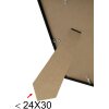 Cadre plastique Deknudt S011 noir 18x24 cm