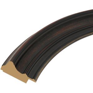 Cadre classique S134 ovale noir Format 40x50 cm