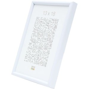 Cadre plastique Deknudt S011 blanc 50x70 cm