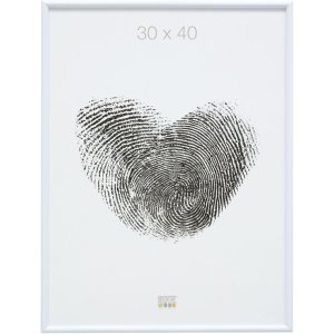 Cadre plastique Deknudt S011 blanc 50x70 cm