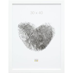 Cadre en bois S40R 20x20 cm blanc