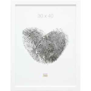 Cadre en bois S40R 40x50 cm blanc