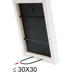 Cadre en bois S40R 40x50 cm blanc