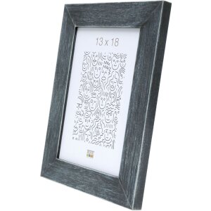 Cadre en bois S49B gris foncé peint 20x30 cm