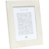 Cadre en bois S49B blanc peint 20x30 cm