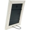 Cadre en bois S49B blanc peint 20x30 cm