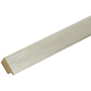 Cadre plastique S41VD4 argenté brillant 20x20 cm