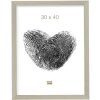 Cadre plastique S41VD4 argenté brillant 20x28 cm