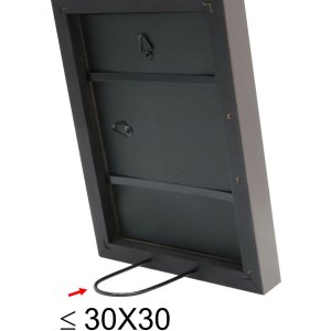 Cadre en bois S40R 13x18 cm gris foncé