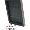 Cadre en bois S40R 13x18 cm gris foncé