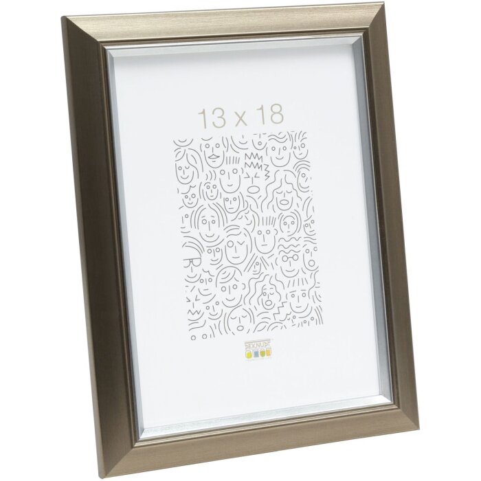 Cadre plastique S42JD 20x28 cm argenté