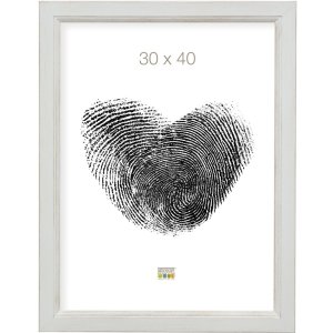 Cadre en bois S42L blanc 13x18 cm