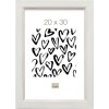 Cadre en bois S42L blanc 30x40 cm