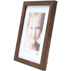 Cadre photo S43AH3 brun bois 20,0 x28,0 cm