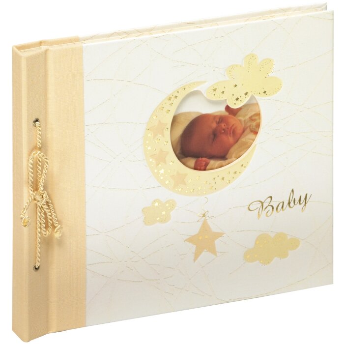Walther Babyalbum Bambini Baby 28x25 cm 60 pages blanches