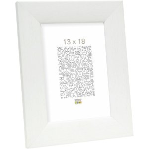 Cadre en bois S53G blanc 30x40 cm