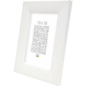 Cadre en bois S53G blanc 30x40 cm