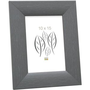 Cadre en bois S53G gris 13x18 cm