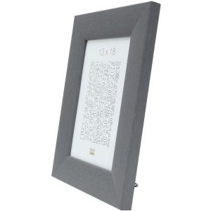 Cadre en bois S53G gris 13x18 cm