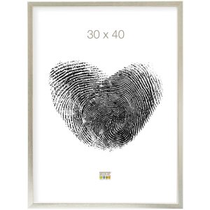 Cadre en bois S41J Deknudt 21x29,7 cm argenté
