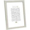 Cadre en bois S41J Deknudt 21x29,7 cm argenté