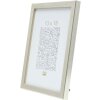 Cadre en bois S41J Deknudt 21x29,7 cm argenté